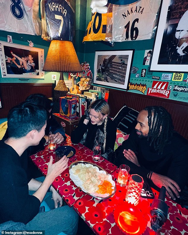 As part of her carousel, she also included a candid photo from their reunion.