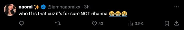 Some questioned whether the person in the clip was really Rihanna