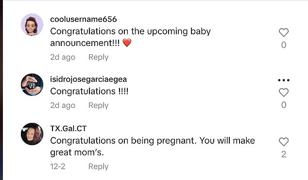 The video, which was shared without a title, left many fans wondering if the twins were expecting, and others congratulated the couple.