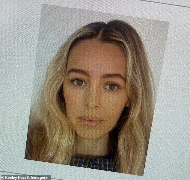 The model, 38, posted a photo of her successful passport that she actually used.