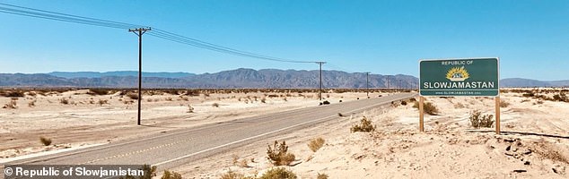 The incident took place in Slowjamastan, a micronation within Imperial County in Southern California.