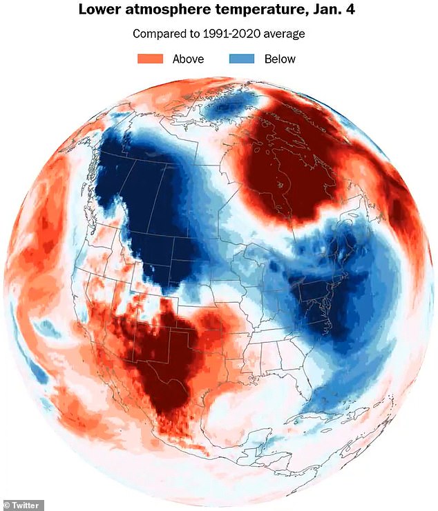 1735663657 789 Polar vortex heading toward the US dropping temperatures and making