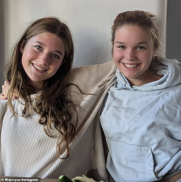 The former The Talk host shared this updated photo of the twins. The couple welcomed the girls on December 28, 2008 and got to work with the parents, according to Romijn. 'We are each other's assistants. We help each other