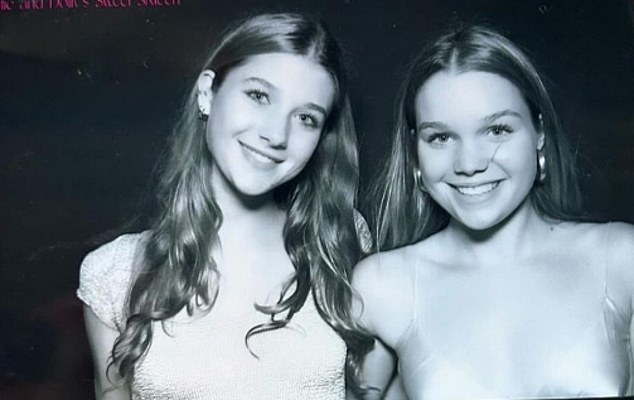 Romijn shared this beautiful black and white snap taken in a photo booth from the early birthday party she and O'Connell threw for their daughters in September, showing just how grown-up they are now.