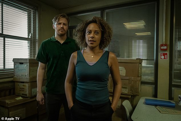 Rosalind famously played the role of dysfunctional MI5 agents in the Apple TV series Slow Horses (pictured with co-star Jack Lowden)