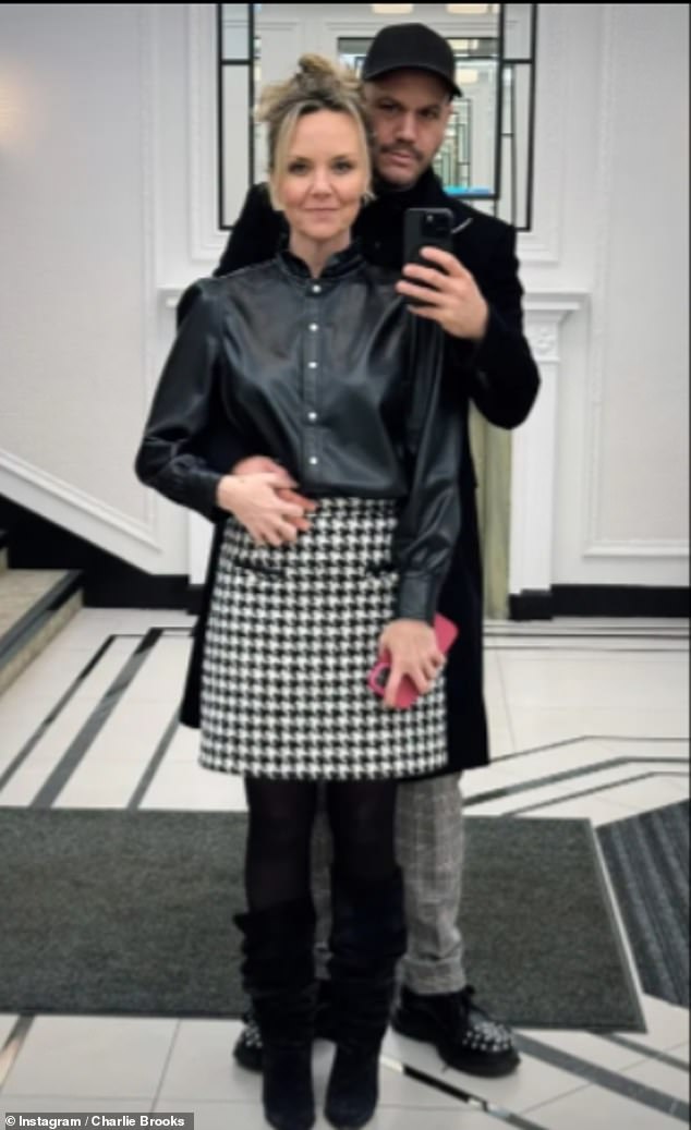 The EastEnders actress, 43, who plays Janine Butcher in the hit BBC soap, went public with her new romance as she approached producer James Fuller for a mirror selfie.