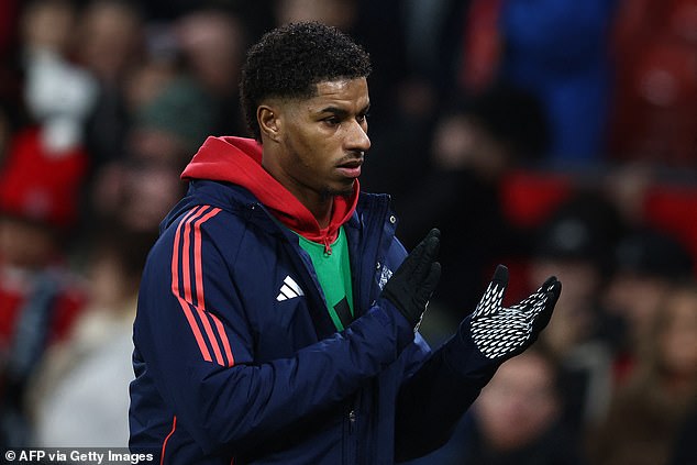 Rashford was an unused substitute when United lost 2-0 to Newcastle on December 30, having been completely left out of the teams for the previous four matchdays.