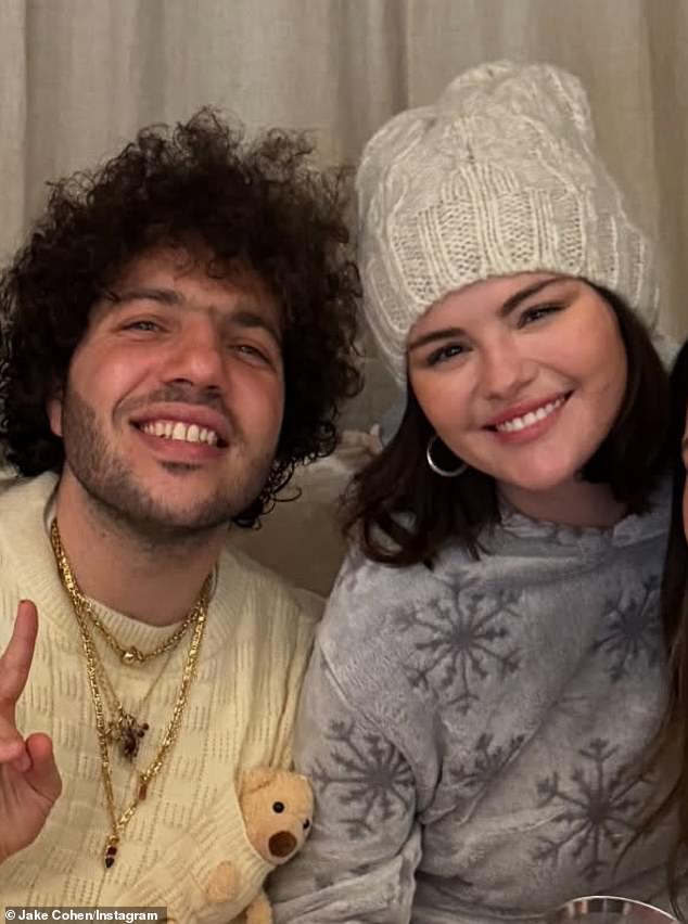 Actress Emilia Pérez, 32, happily announced her engagement to Benny Blanco on December 11 after just a year and a half of dating, but he technically helped produce her second studio album, Revival, in 2015 (pictured last Wednesday).