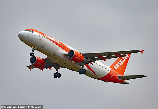 The EasyJet plane was unable to land at the British airport and had to make a stopover in Bari, Italy, due to chaos on board.