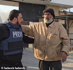 Moammar Ali had the biggest surprise of his life when, after 39 years of searching, he found his older brother Ali, pictured on the right, outside a prison, now 57 years old.