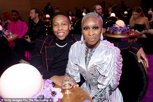 Cynthia and American actress Lena Waithe's (both pictured) relationship has sparked cheating speculation after they began dating shortly after Lena's divorce.