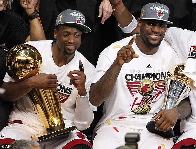 Wade's legendary NBA career was highlighted by his three NBA championships in Miami.