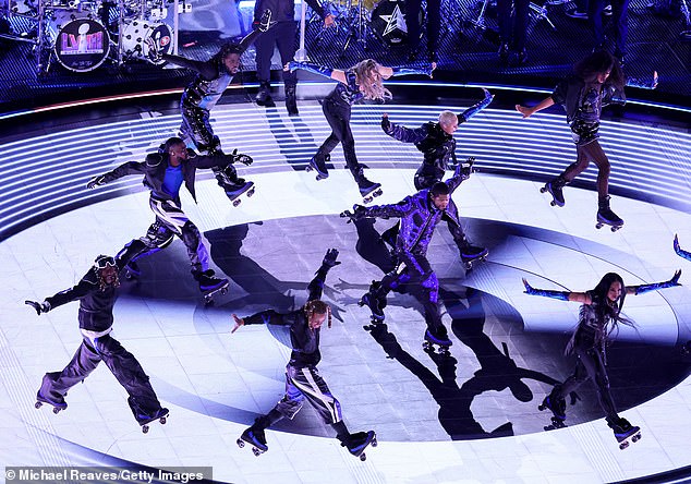 By comparison, on February 11, Super Bowl LVIII became the most-watched show in American television history with 129.3 million people tuning in to the headline show Usher Skating in Paradise, NV.