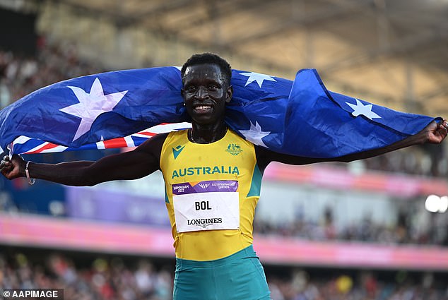 Olympian Peter Bol (pictured) has returned to sport after being cleared of allegations he failed a doping test.