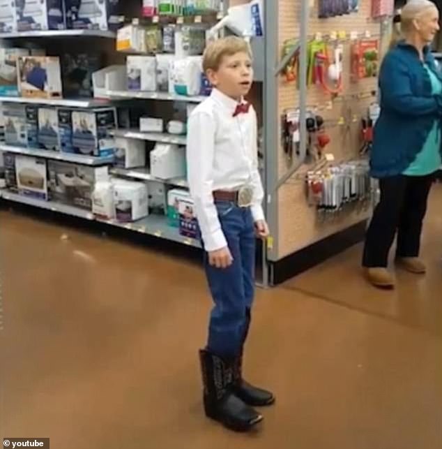 The singer rose to fame after a video of him yodelling in a Walmart went viral in 2018