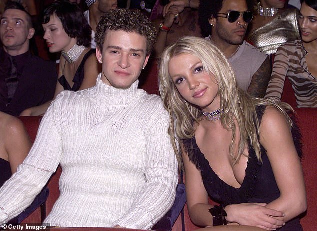 Britney lived in the house with her then-boyfriend Justin Timberlake; photographed in 2000