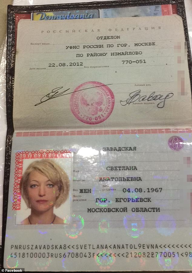 In the photo: Dalí's Russian passport, issued in 2012.