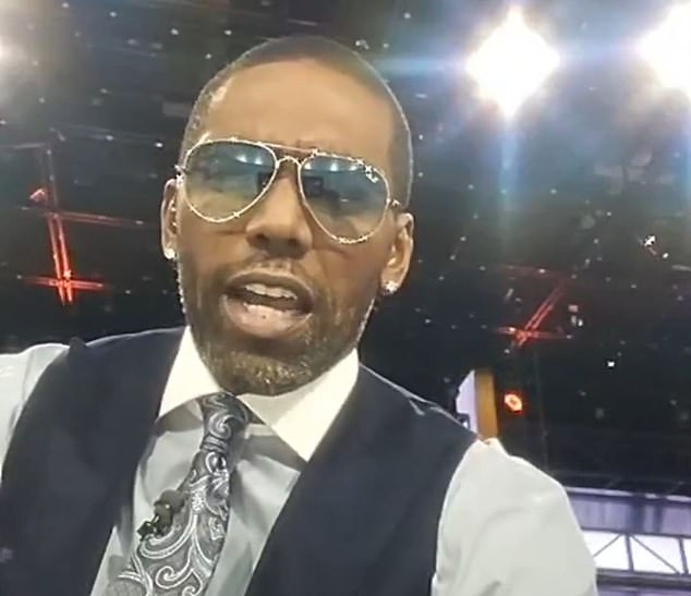 Randy Moss wears sunglasses at NFL Countdown due to 'internal' health issue