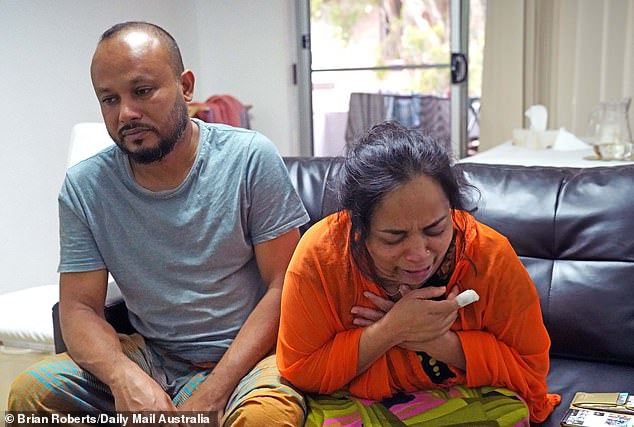 Hayat's parents, Abu Hayat (left) and Mahafuza Akter (right), delivered heartbreaking victim impact statements before their daughter's killer was sentenced.