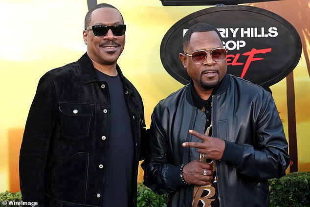 Eddie Murphy and Martin Lawrence have been friends for years. Seen here on June 20, 2024