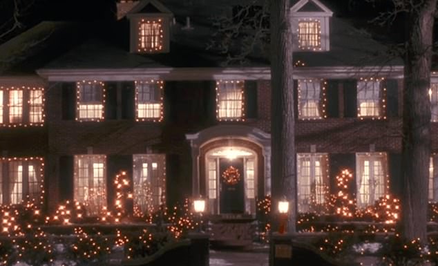 Pictured: The McCallister house as it appears in Home Alone