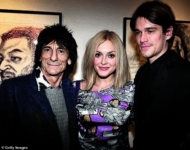 Jesse is the son of Rolling Stones rocker Ronnie Wood (pictured together in 2011, when Fearne and the musician began dating).