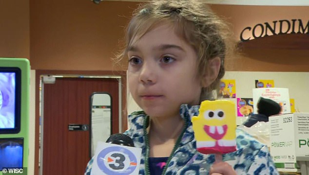 Nora Gottsckalk, eight, was in the hallway of Abundant Life Christian School in Madison just before 11 a.m., getting ready for lunch, when police say Natalie 