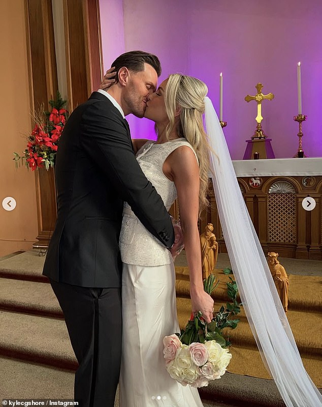 The Geordie Shore star, 32, married his stunning bride in a beautiful ceremony at St George's Church in East Boldon.