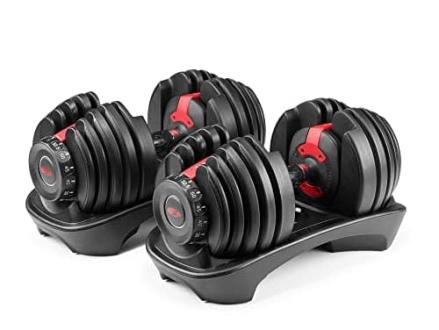 Get pumped Save up to 150 on Bowflexs adjustable weights