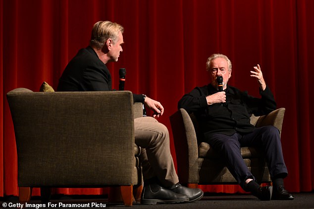 Renowned British director Scott (right), 86, was discussing how attractive Malta is as a filming location with fellow director Christopher Nolan (left) this month when he told the audience that 