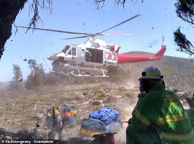 VicEmergency thanked the more than 600 firefighters and volunteers who helped fight fires across the state.