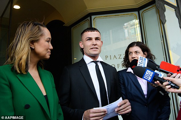 Harry Garside (pictured at a previous court appearance) said he had been vindicated after enduring a period 