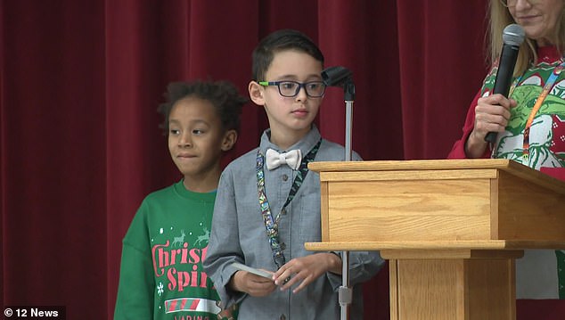 The brave third grader is now being hailed as a hero. Local firefighters came to finish Conley during a ceremony at the school on Tuesday