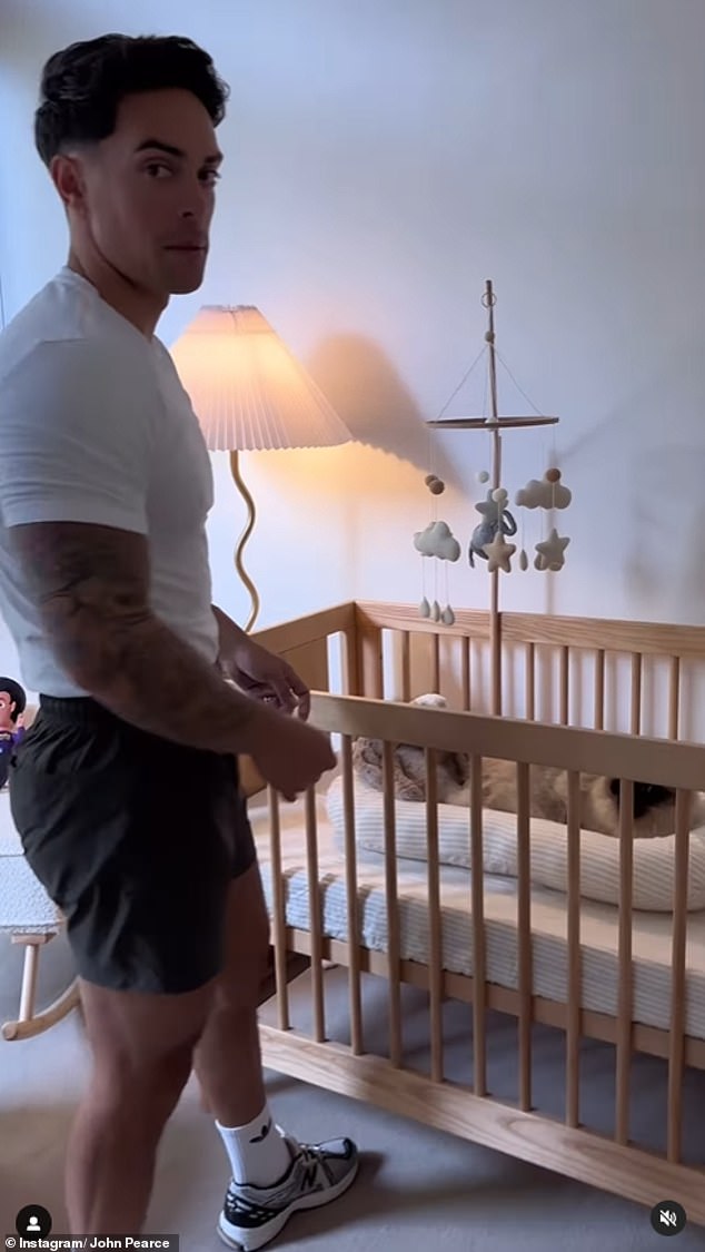 Posting a video of the arduous task on Instagram, the 'hot' Purple Wiggle attempted a heartwarming nursery reveal after breaking a sweat organizing and building furniture.