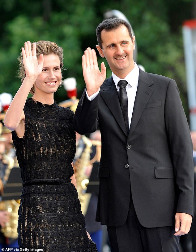 Asma married a dashing prince in the form of Syrian President Bashar al-Assad