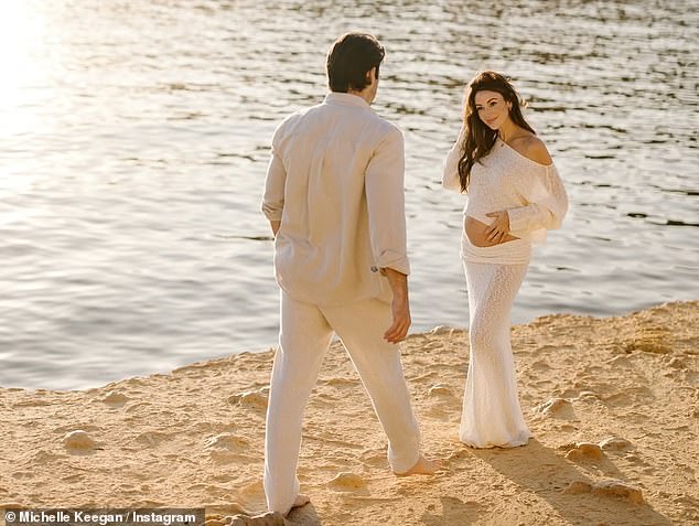 The former Coronation Street star announced her first pregnancy with husband Mark in a series of Instagram posts on Sunday - nine years since their lavish Essex wedding.