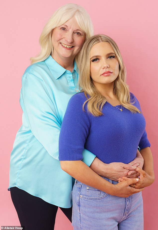 Emma Parsons-Reid with her favorite granddaughter Elise, 16