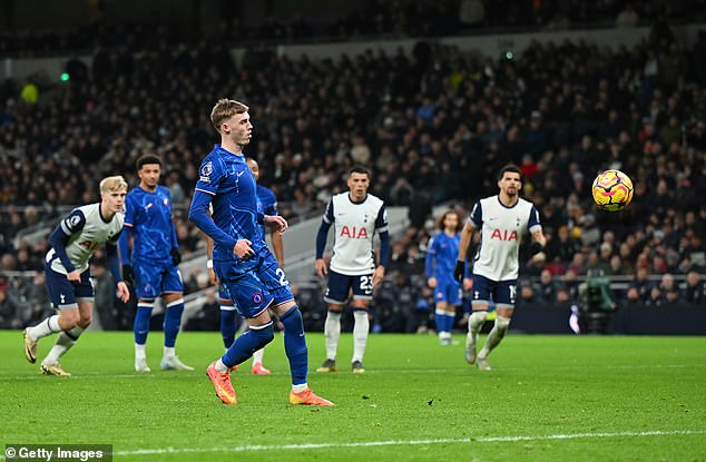 Cole Palmer scored two penalties, including one from Panenka, in a memorable 4-3 win over Spurs.