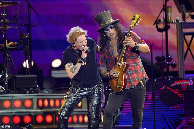 The Paradise City hitmakers announced their 2025 tour of Europe and the Middle East in early December, with just two UK stops: London and Birmingham (pictured headlining Glastonbury in 2023).