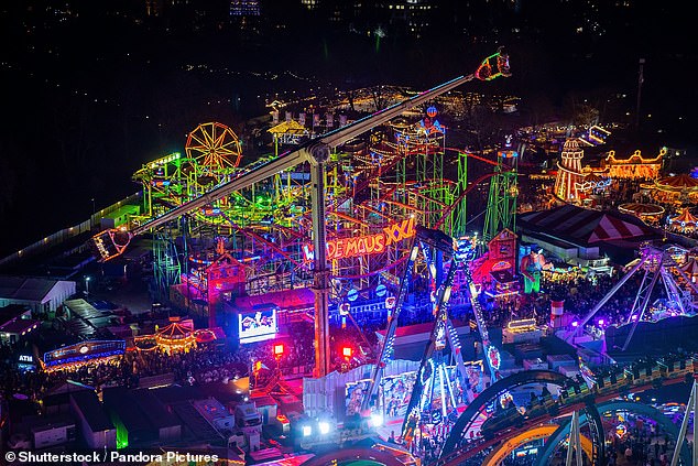 London's Winter Wonderland, pictured above, is 