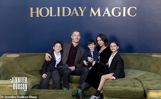 Hewitt has now taken up the 'magical mantle' for her family: husband Brian Hallisay and children Atticus, Aidan and Autumn.