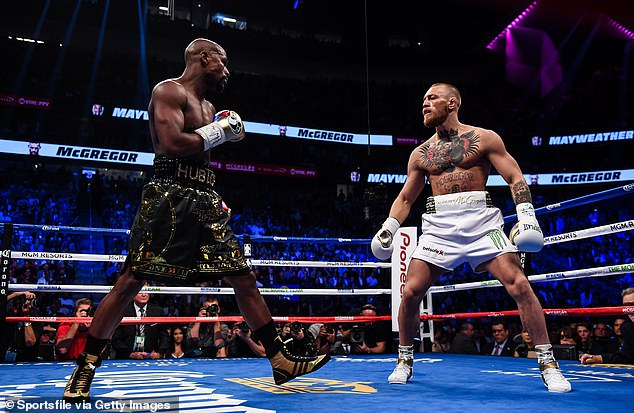 Mayweather's crossover fight against Conor McGregor brought a slew of celebrities to Las Vegas