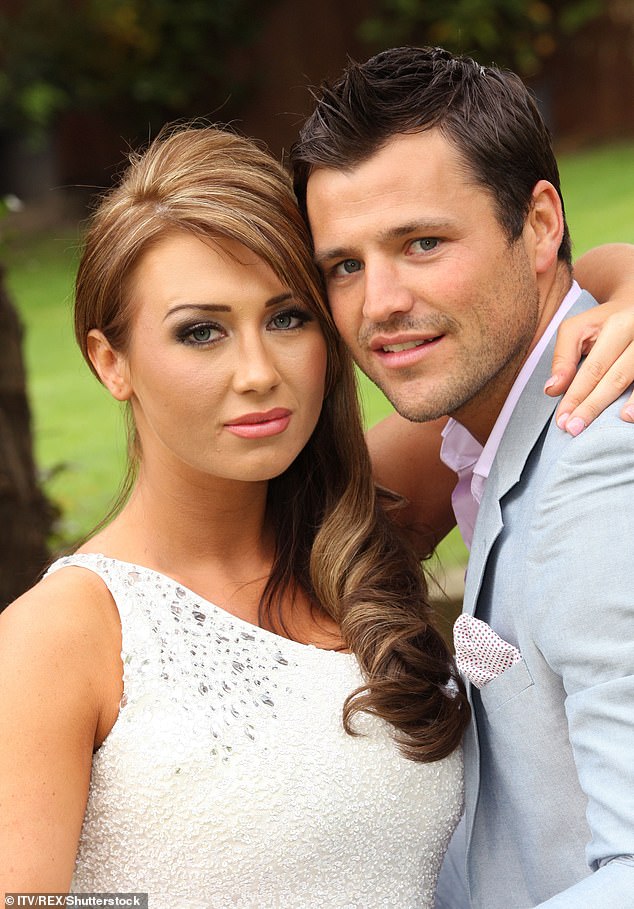 The former TOWIE star had a decade-long relationship with her co-star Mark until 2012 and is now upset because 