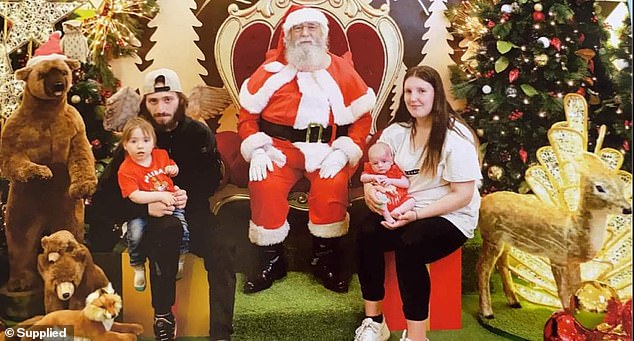 'Claire was simply the love of his life. We've been together for six years, and for such young people it's pretty incredible. Mr Seddon and Mrs Hoogendoorn are pictured with their sons Mason (left) and Jax (right).