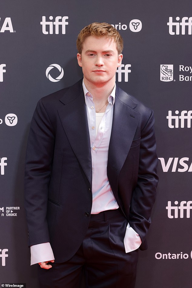 Lukas also identified with the fact that Heartstopper star Kit Connor (pictured) was 'bullied' into coming out at just 18 years old after playing Nick in the Netflix series.