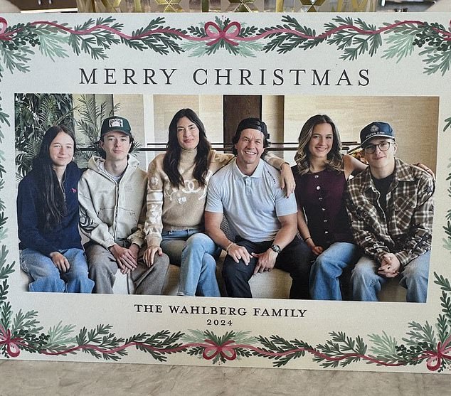 A day earlier, Mark shared a family Christmas card while celebrating the holiday with his wife Rhea Durham and their brood.