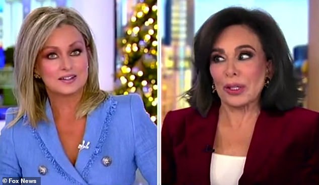 As word spread that Mangione was being held for questioning, Fox News hosts Sandra Smith and Jeanine Pirro reported on the relative revelation in real time.