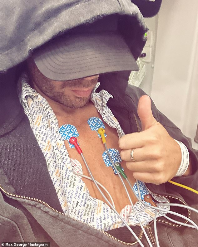 The singer, 36, suffers from a 2:1 atrioventricular block and revealed last week that he would spend Christmas in hospital while he awaits an operation.