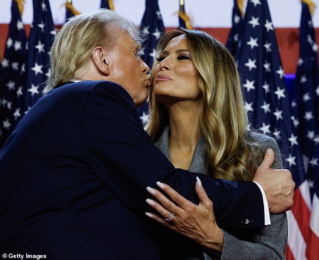 In the past, the incoming First Lady always appeared with a white-on-white French manicure, which could be seen when she often placed her hand on her heart during official appearances.