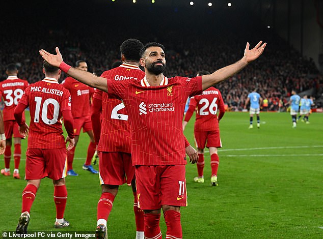 Salah, 32, is one of the greatest players in Liverpool's history, having scored 227 goals for the club.